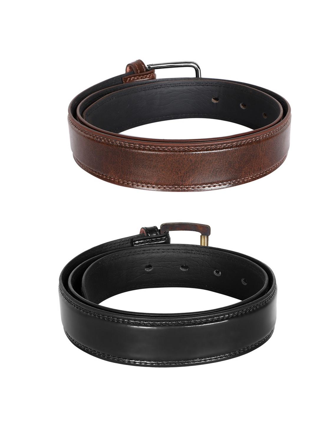 combo pack of multi colored leatherette belts - 19228530 - Standard Image - 1