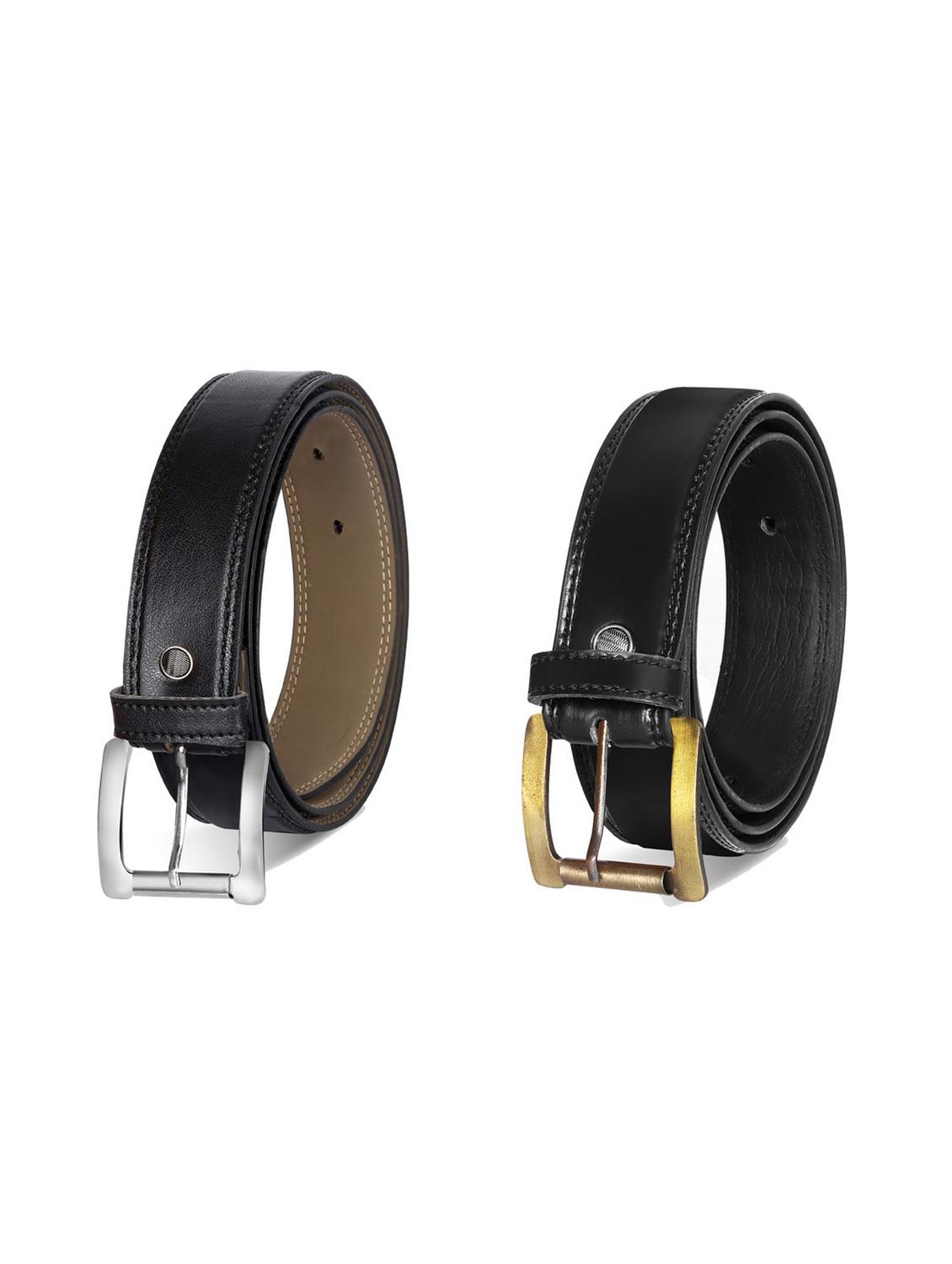 pack of 2 leatherette belt - 19228576 - Zoom Image - 0