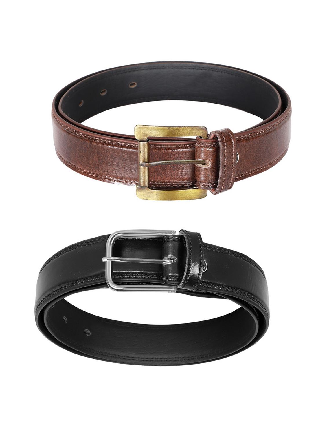 pack of 2 leatherette belt - 19228788 -  Standard Image - 1