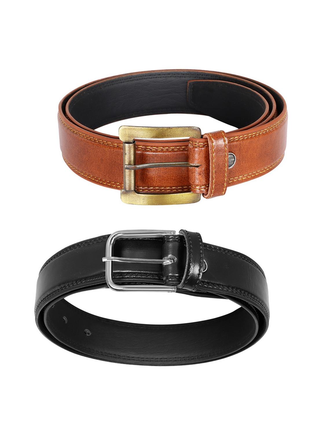 pack of 2 leatherette belt - 19228794 -  Standard Image - 1
