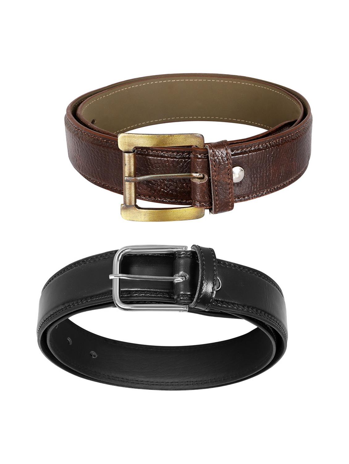 pack of 2 leatherette belt - 19228824 -  Standard Image - 1