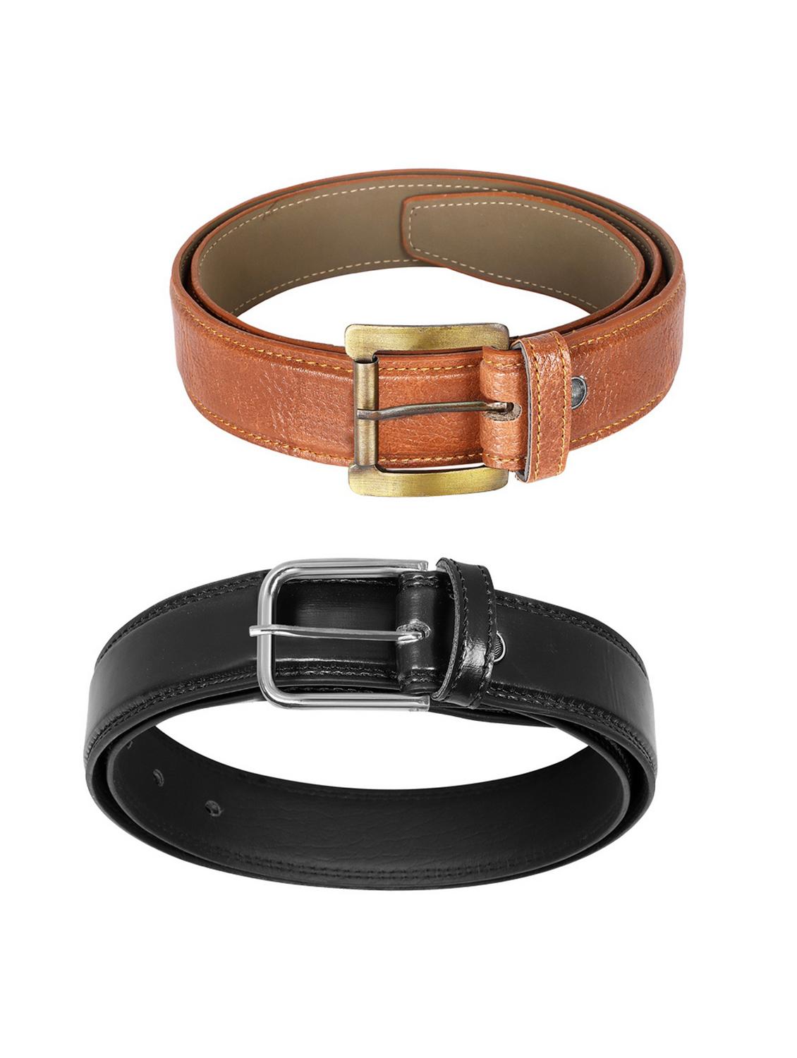 pack of 2 leatherette belt - 19228830 - Standard Image - 1