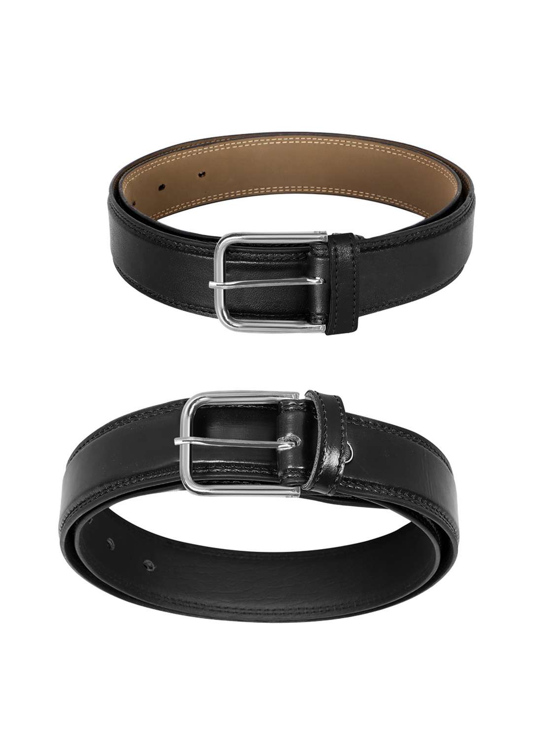 pack of 2 leatherette belt - 19228839 -  Standard Image - 1