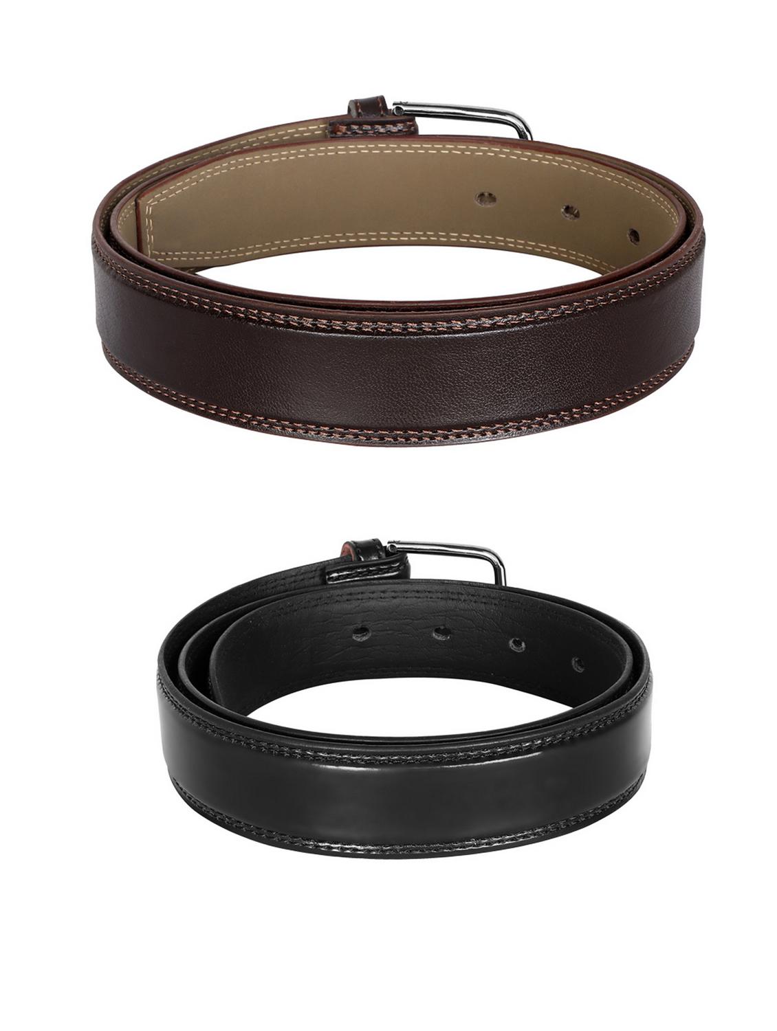pack of 2 leatherette belt - 19228845 - Standard Image - 1
