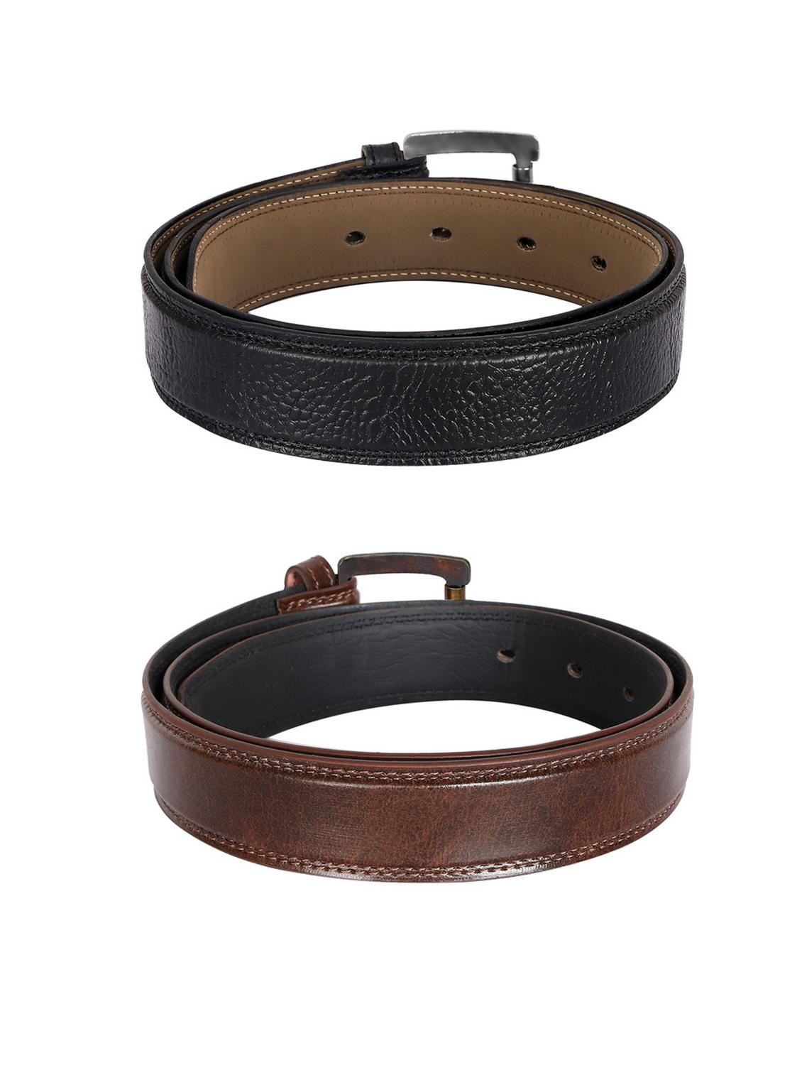 pack of 2 leatherette belt - 19229071 - Standard Image - 1