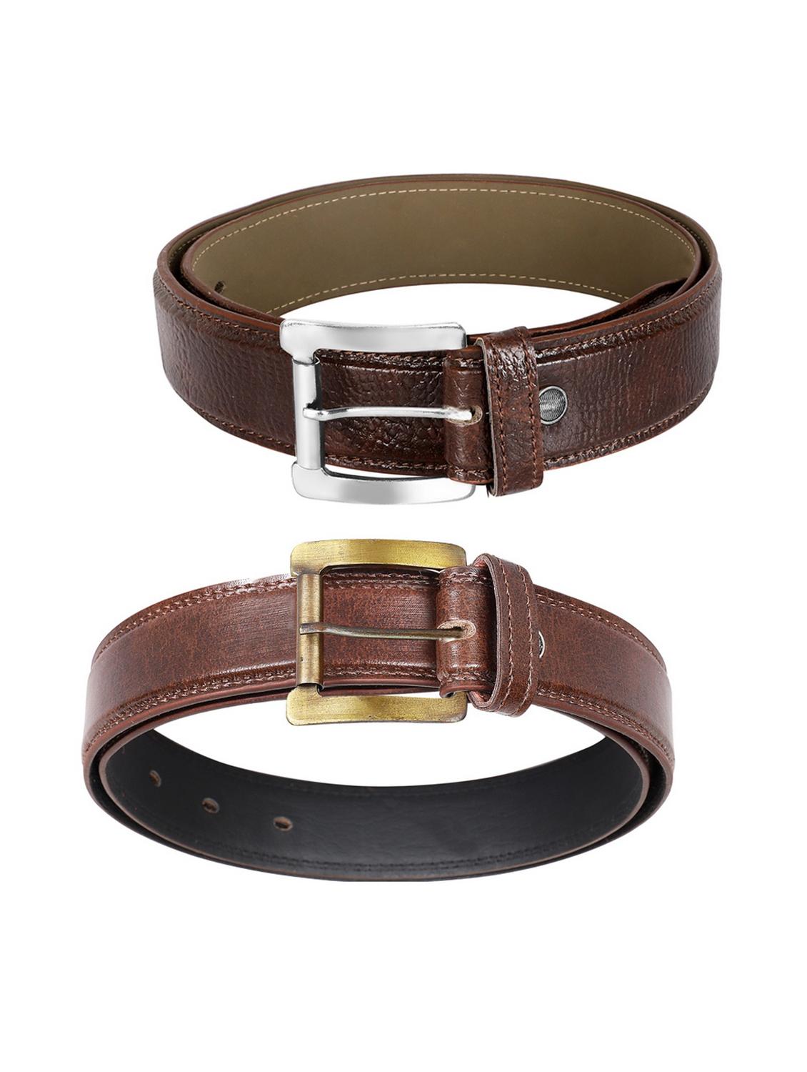 pack of 2 leatherette belt - 19229077 -  Standard Image - 1
