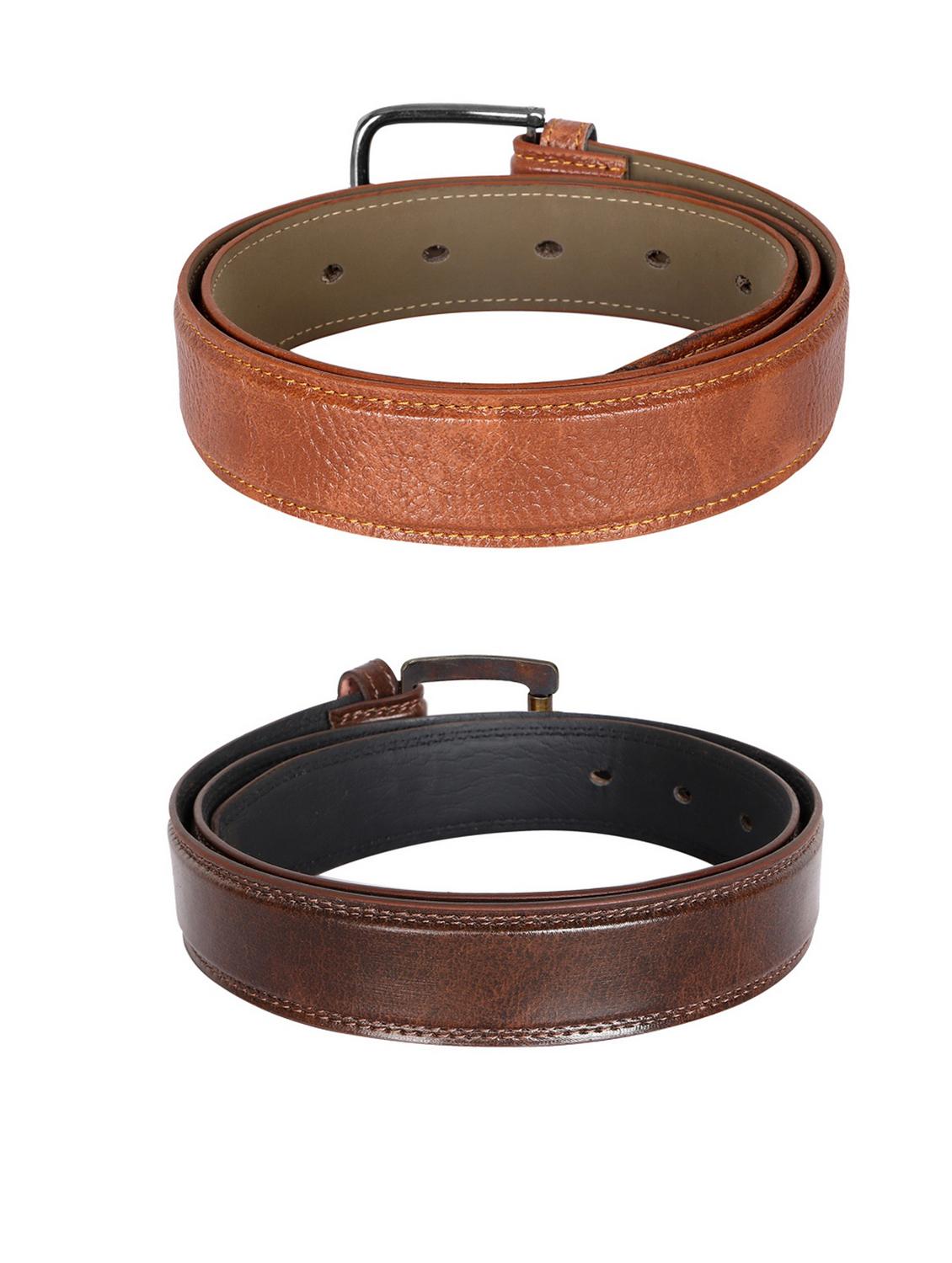 pack of 2 leatherette belt - 19229085 - Standard Image - 1