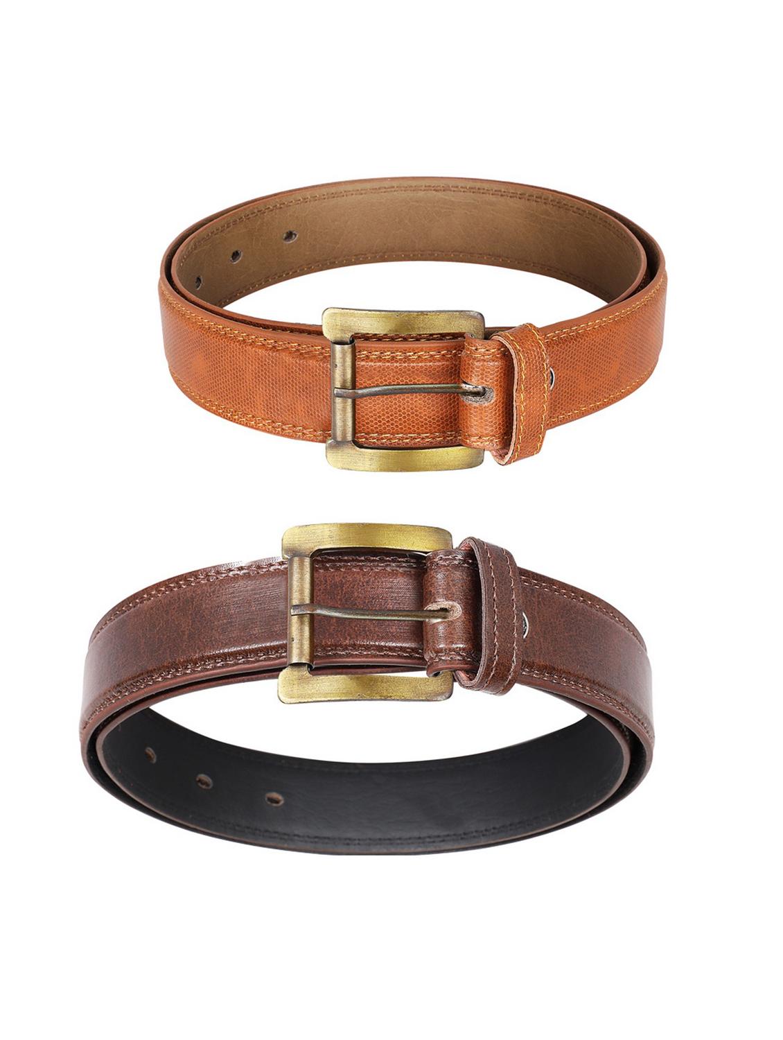 pack of 2 leatherette belts - 19229118 - Standard Image - 1