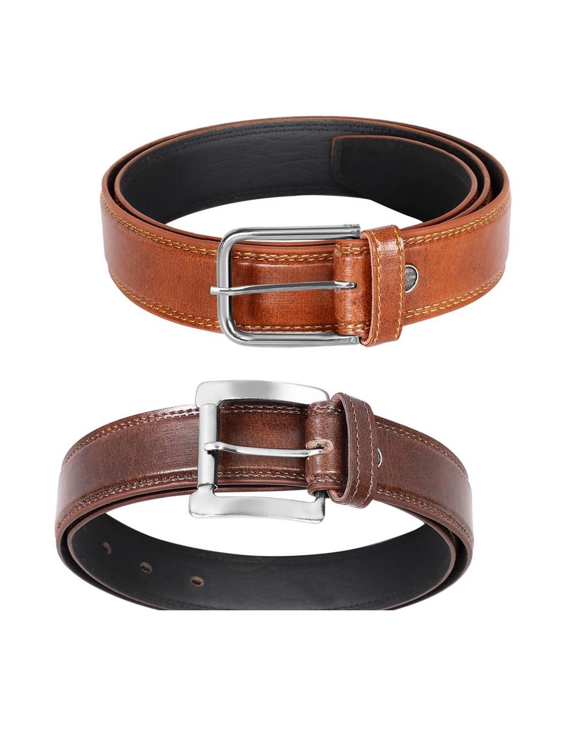 pack of 2 leatherette belts - 19229131 - Standard Image - 1