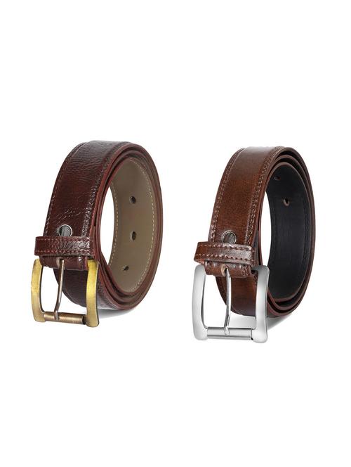 pack of 2 leatherette belts - 19229158 -  Standard Image - 0
