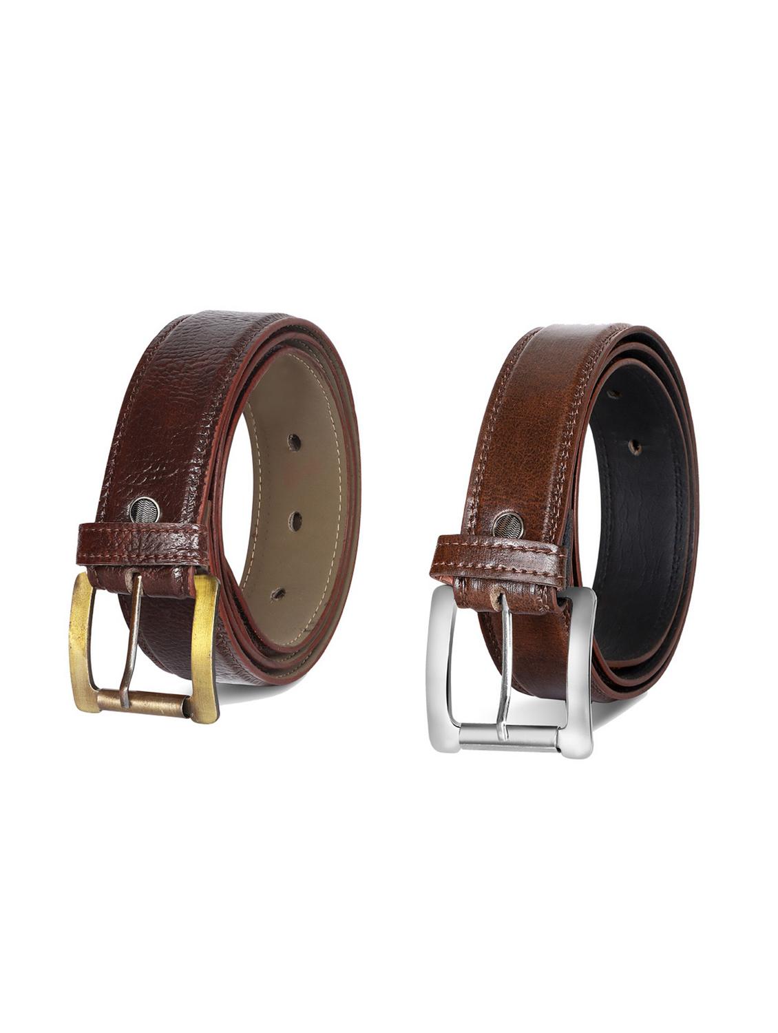 pack of 2 leatherette belts - 19229158 -  Zoom Image - 0