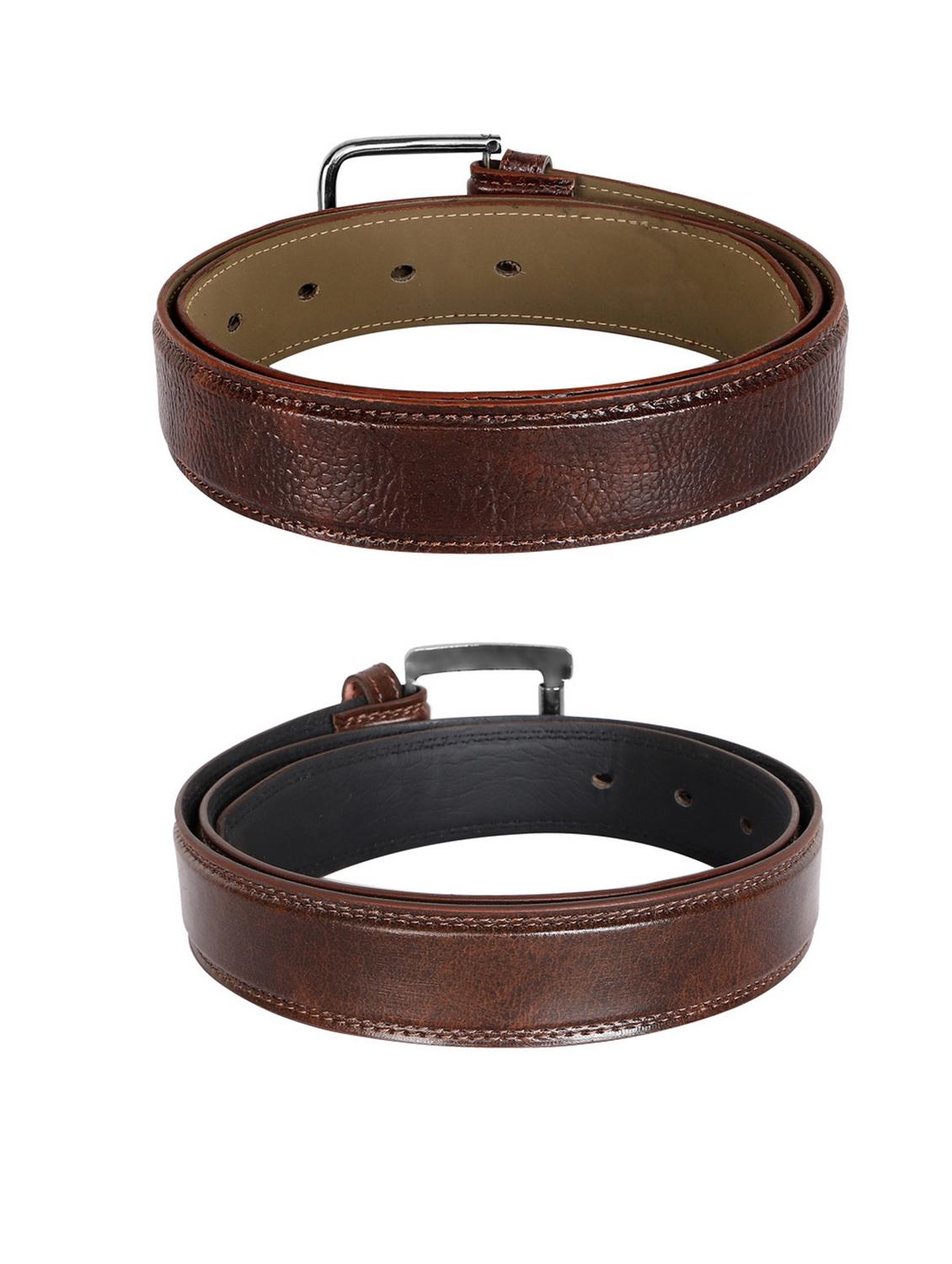 pack of 2 leatherette belts - 19229161 -  Standard Image - 1
