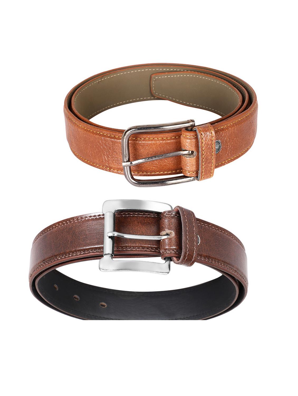 pack of 2 leatherette belts - 19229167 - Standard Image - 1