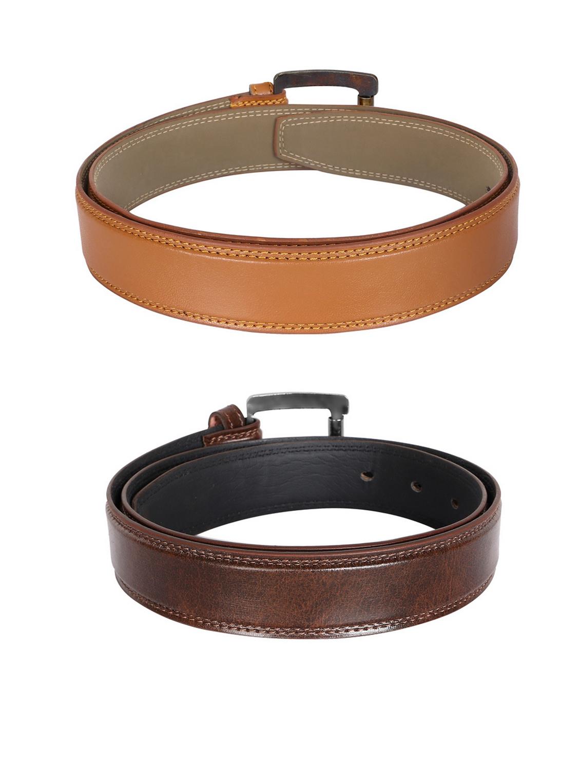 pack of 2 leatherette belts - 19229182 -  Standard Image - 1