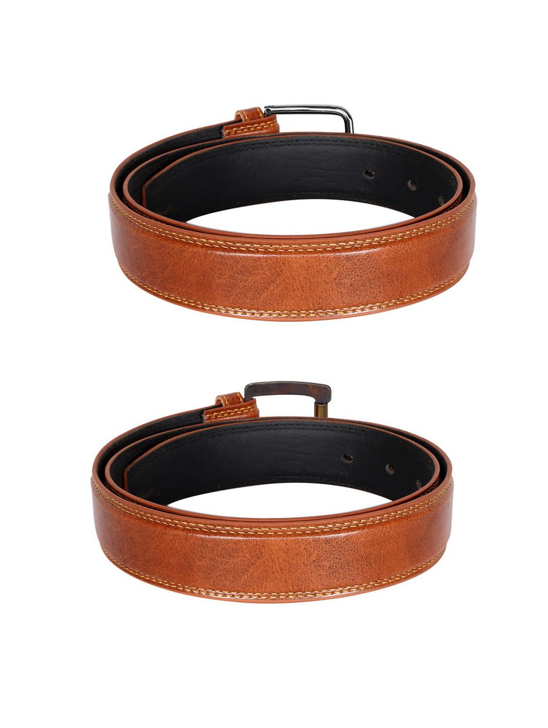 pack of 2 leatherette belts - 19229526 - Standard Image - 1