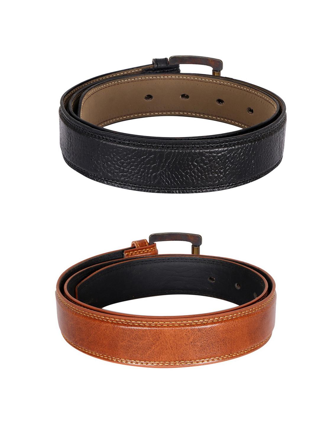 pack of 2 leatherette belts - 19229547 - Standard Image - 1