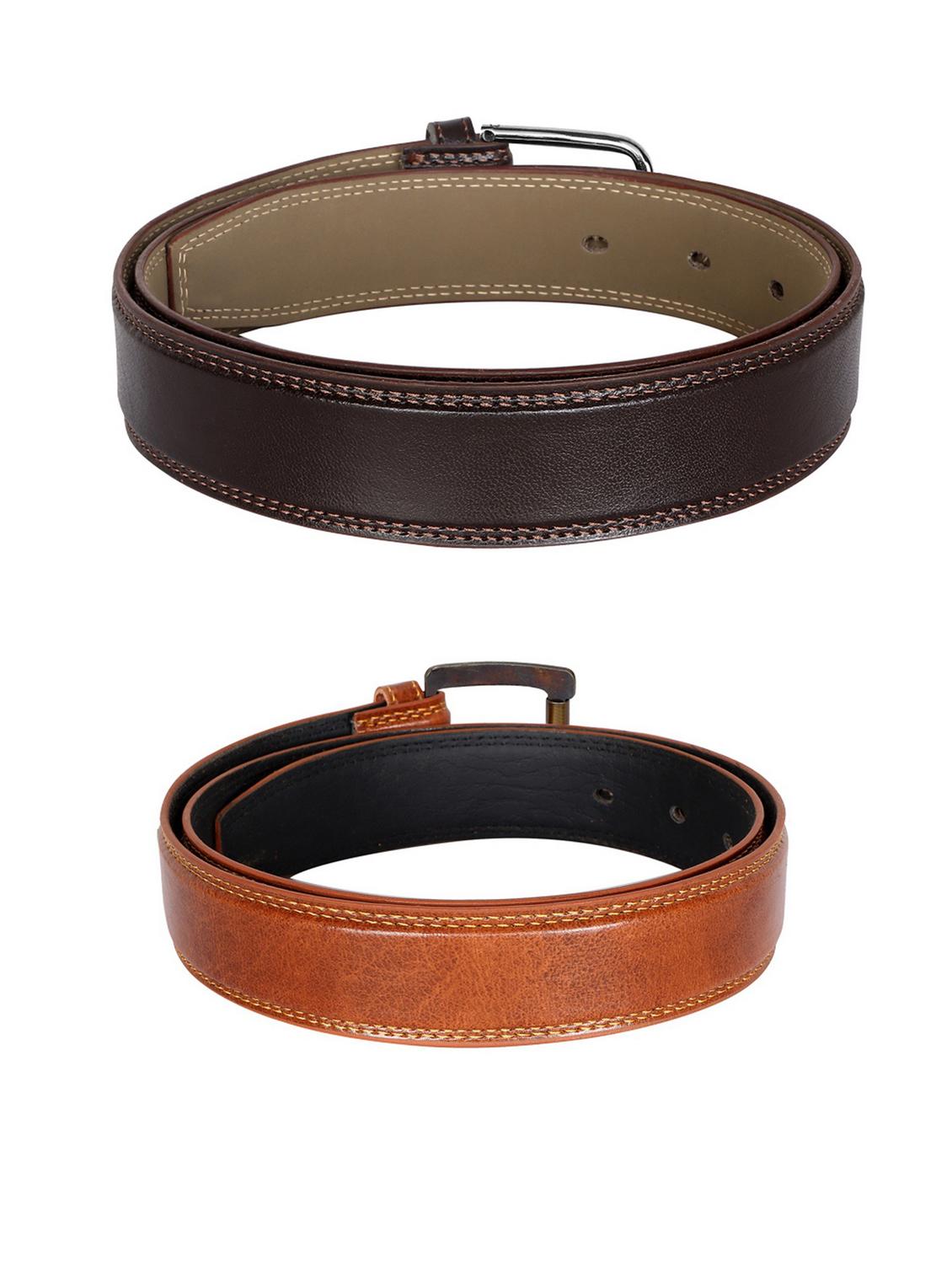 pack of 2 leatherette belts - 19229574 -  Standard Image - 1