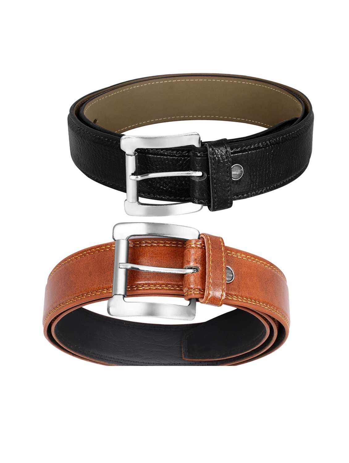 pack of 2 leatherette belts - 19229624 - Standard Image - 1