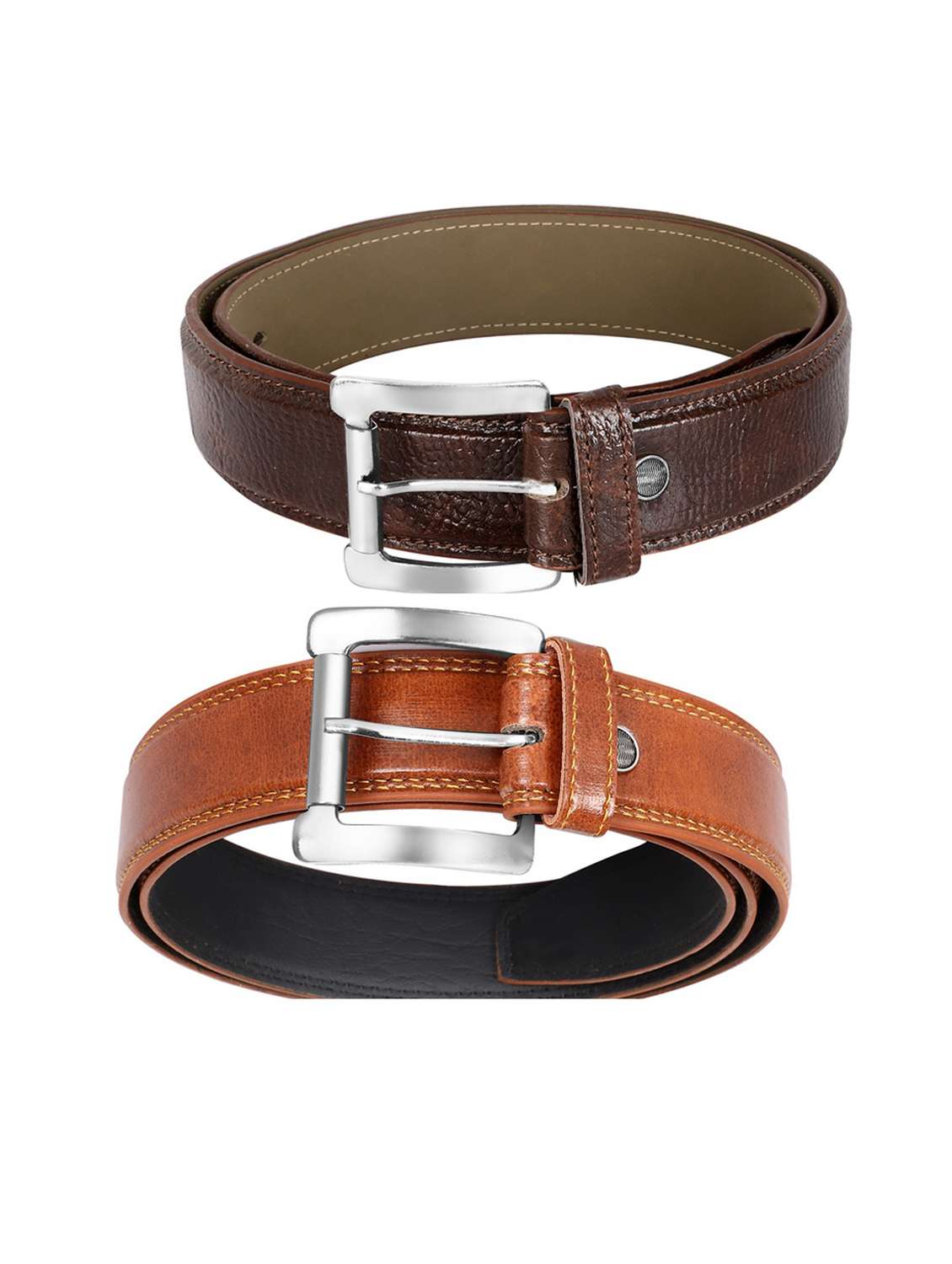pack of 2 leatherette belts - 19229630 - Standard Image - 1