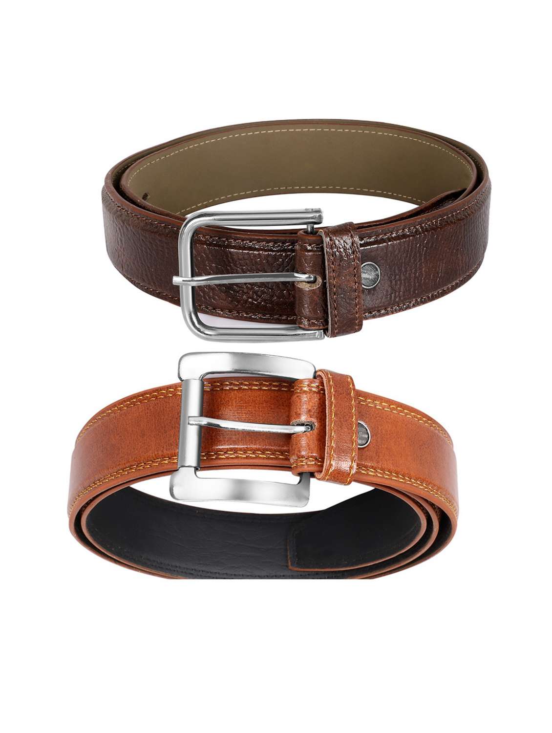 pack of 2 leatherette belts - 19229632 -  Standard Image - 1