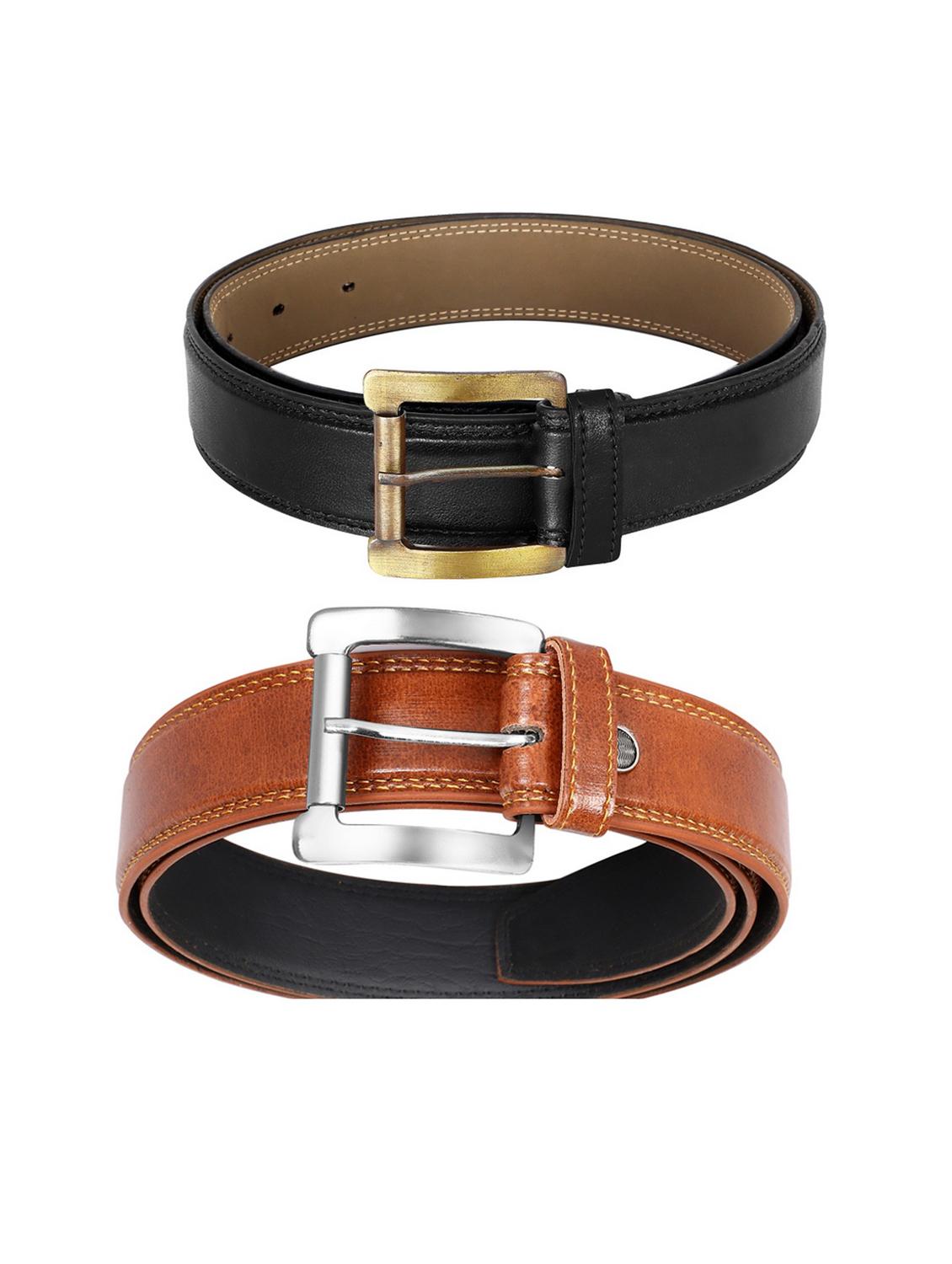 pack of 2 leatherette belts - 19229641 -  Standard Image - 1