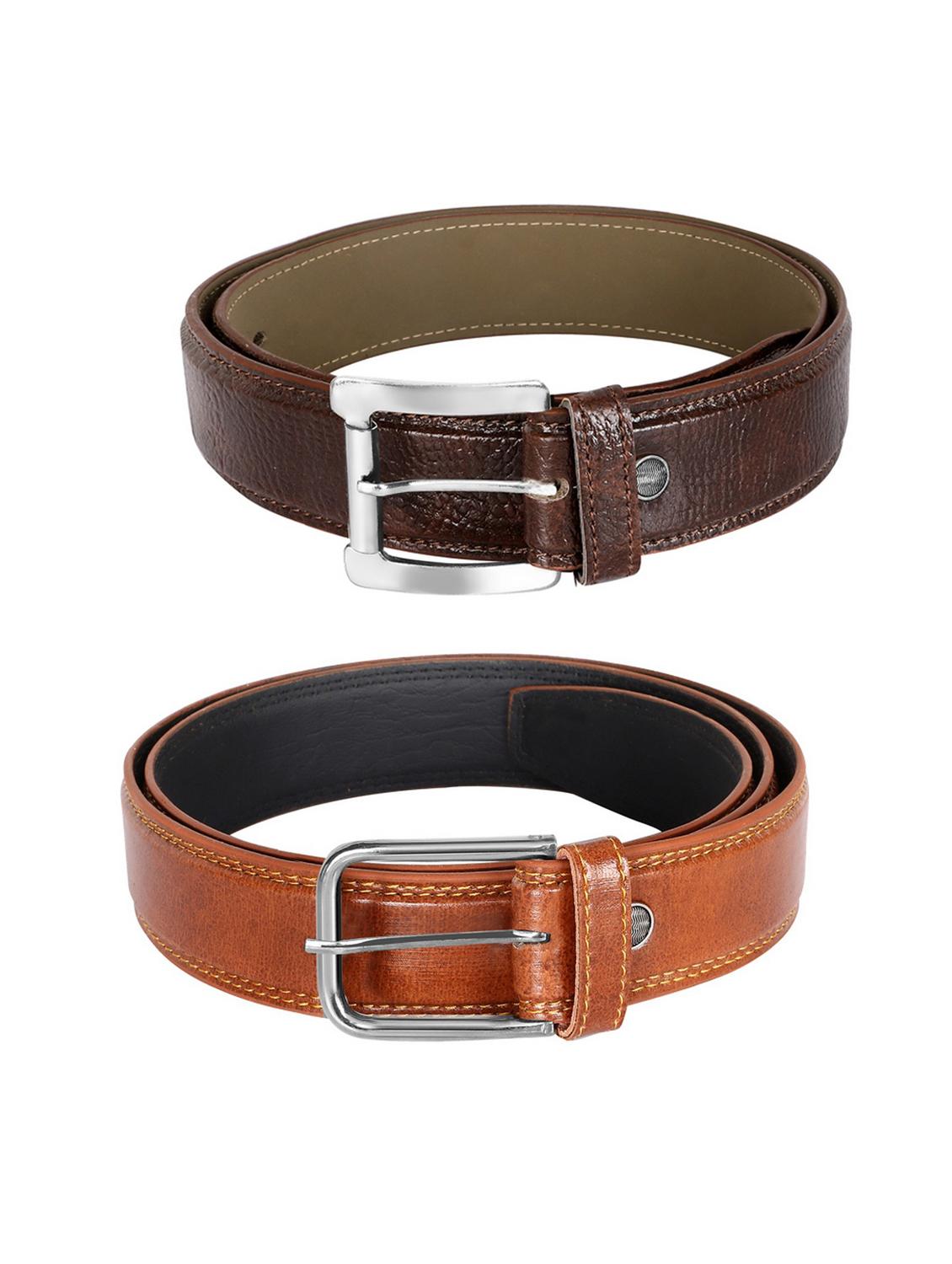 pack of 2 leatherette belt - 19229779 - Standard Image - 1
