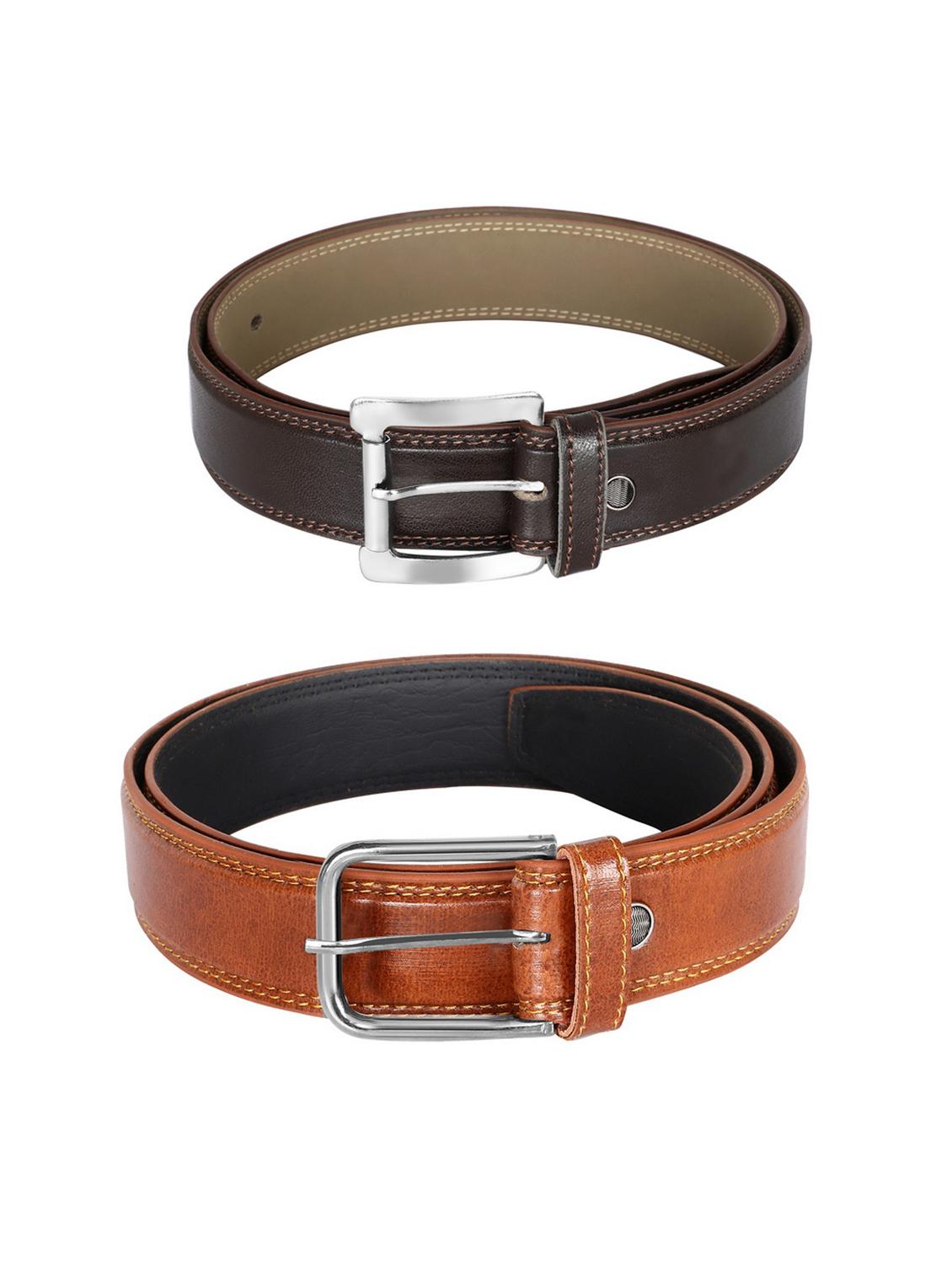 pack of 2 leatherette belt - 19229797 - Standard Image - 1