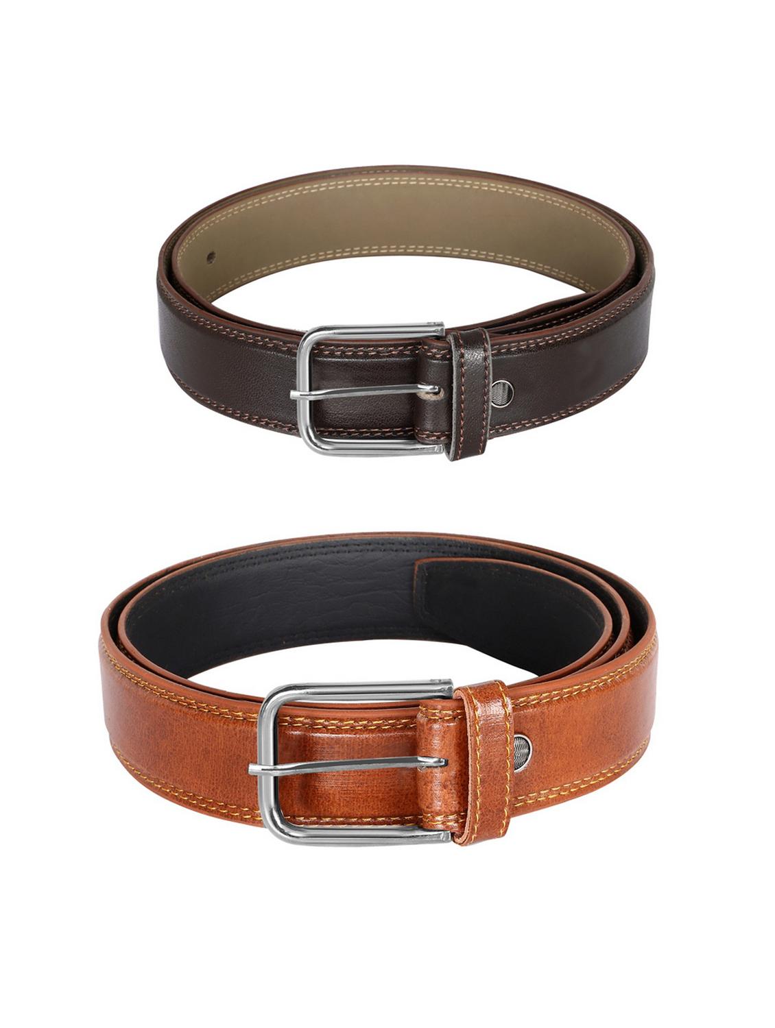 pack of 2 leatherette belt - 19229799 - Standard Image - 1
