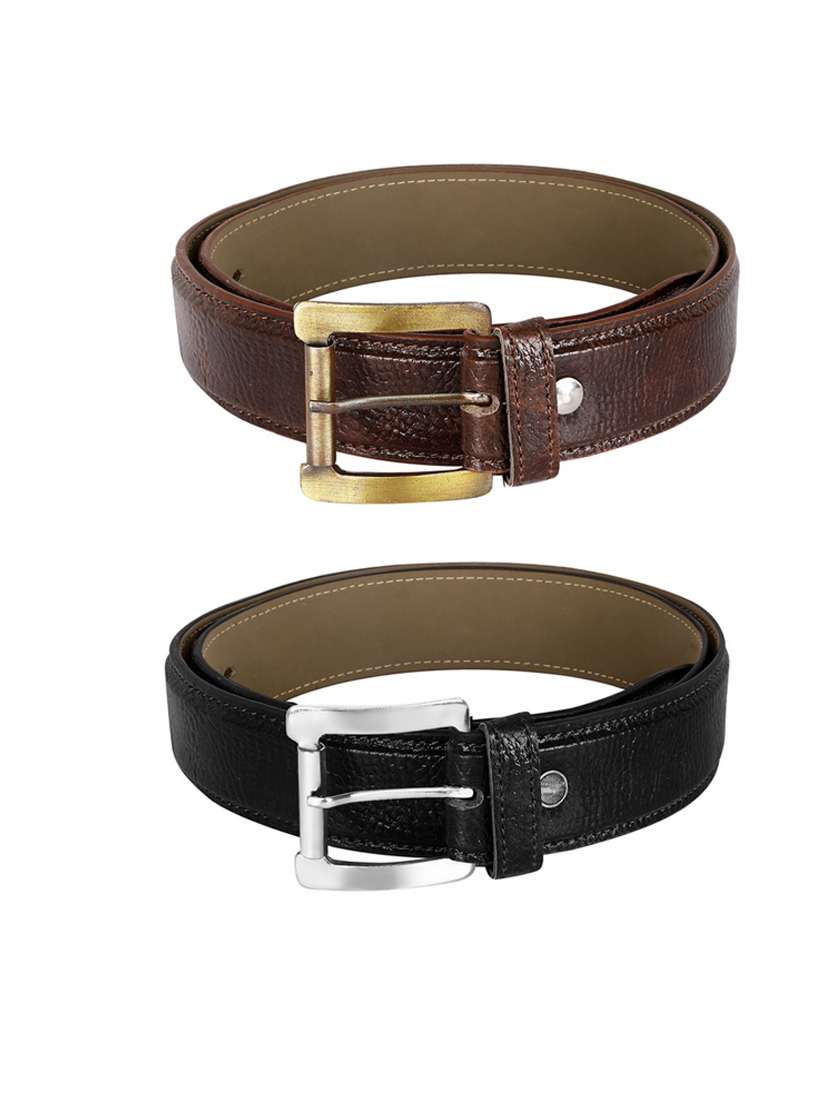 pack of 2 leatherette belts - 19231152 -  Standard Image - 1