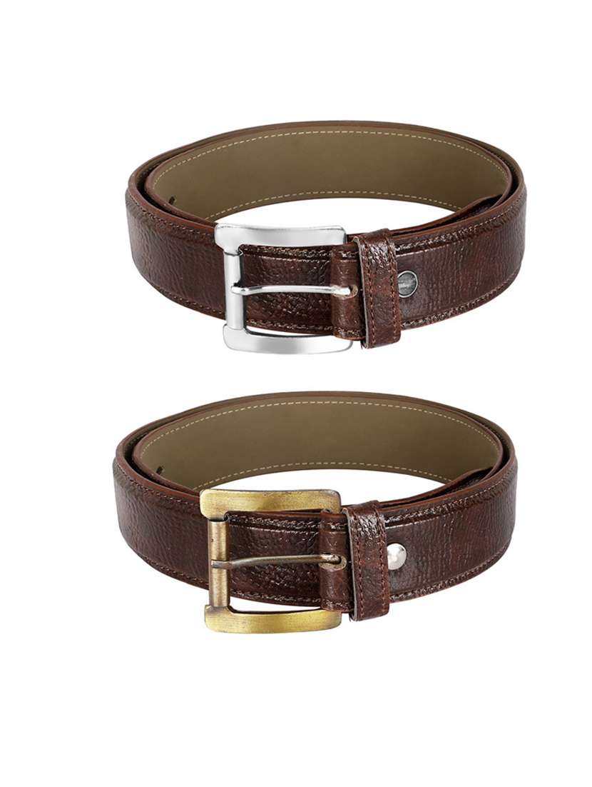 pack of 2 leatherette belts - 19231398 -  Standard Image - 1