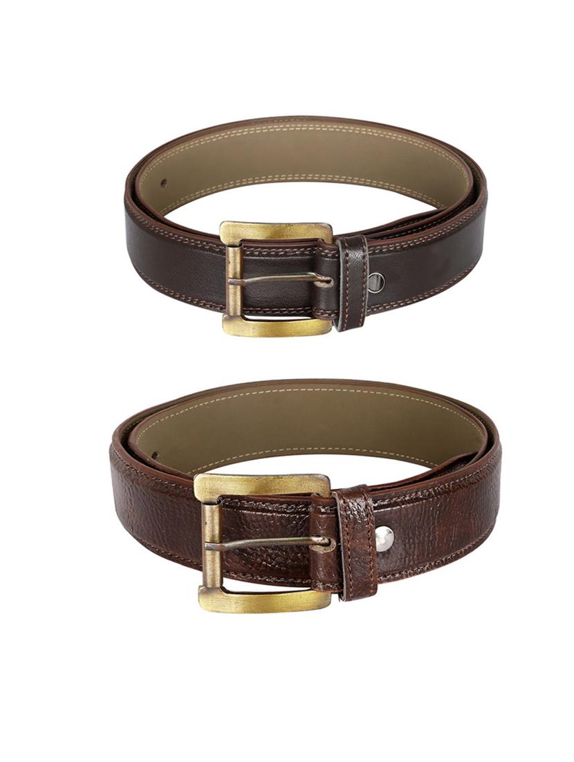 pack of 2 leatherette belts - 19231415 -  Standard Image - 1
