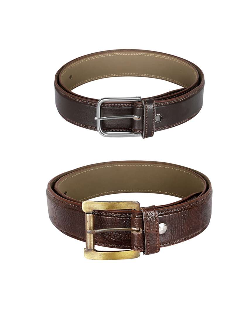 pack of 2 leatherette belts - 19231418 -  Standard Image - 1