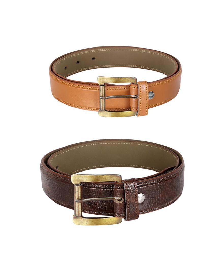 pack of 2 leatherette belts - 19231421 - Standard Image - 1