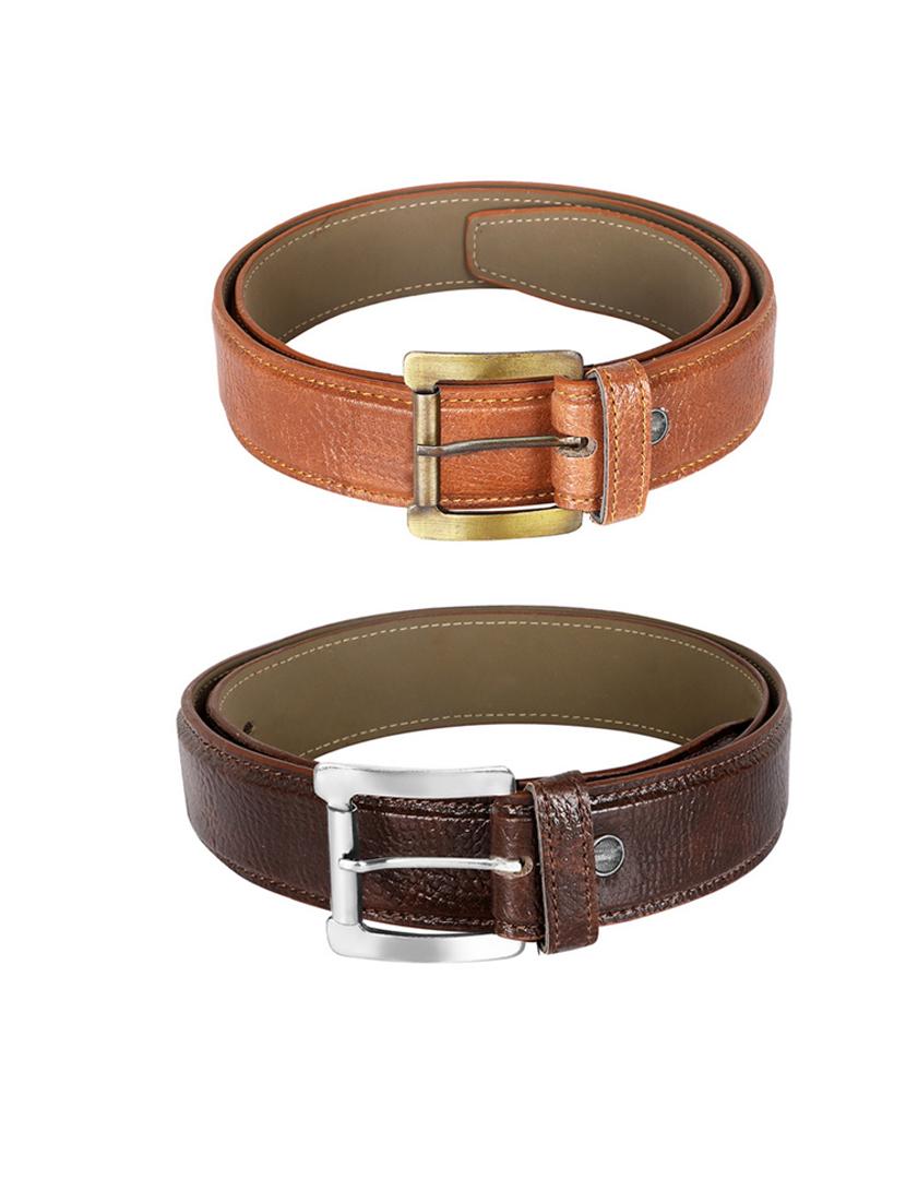 pack of 2 leatherette belts - 19231449 -  Standard Image - 1