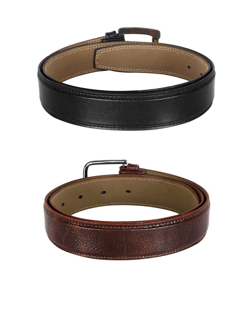 pack of 2 leatherette belt - 19231544 -  Standard Image - 1