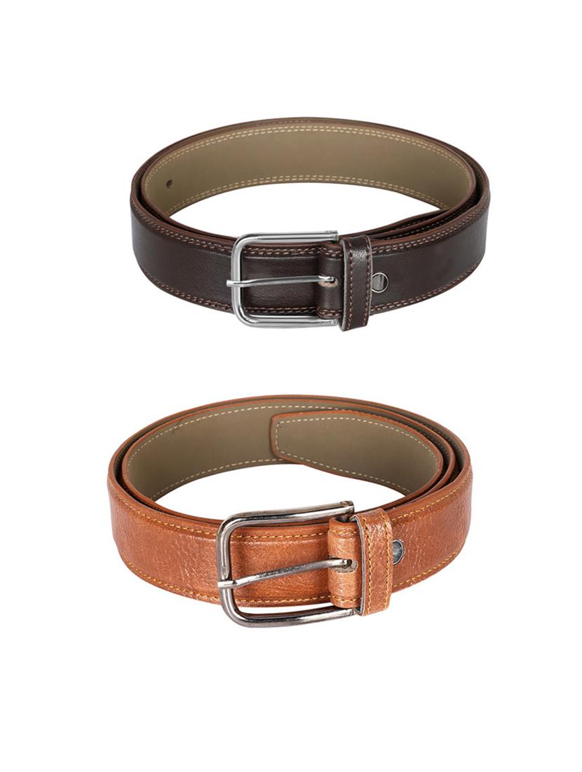 pack of 2 leatherette belt - 19231796 - Standard Image - 1