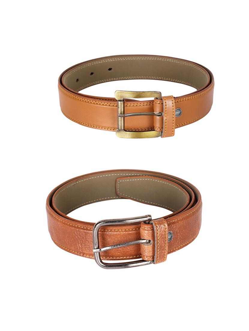 pack of 2 leatherette belt - 19231799 - Standard Image - 1