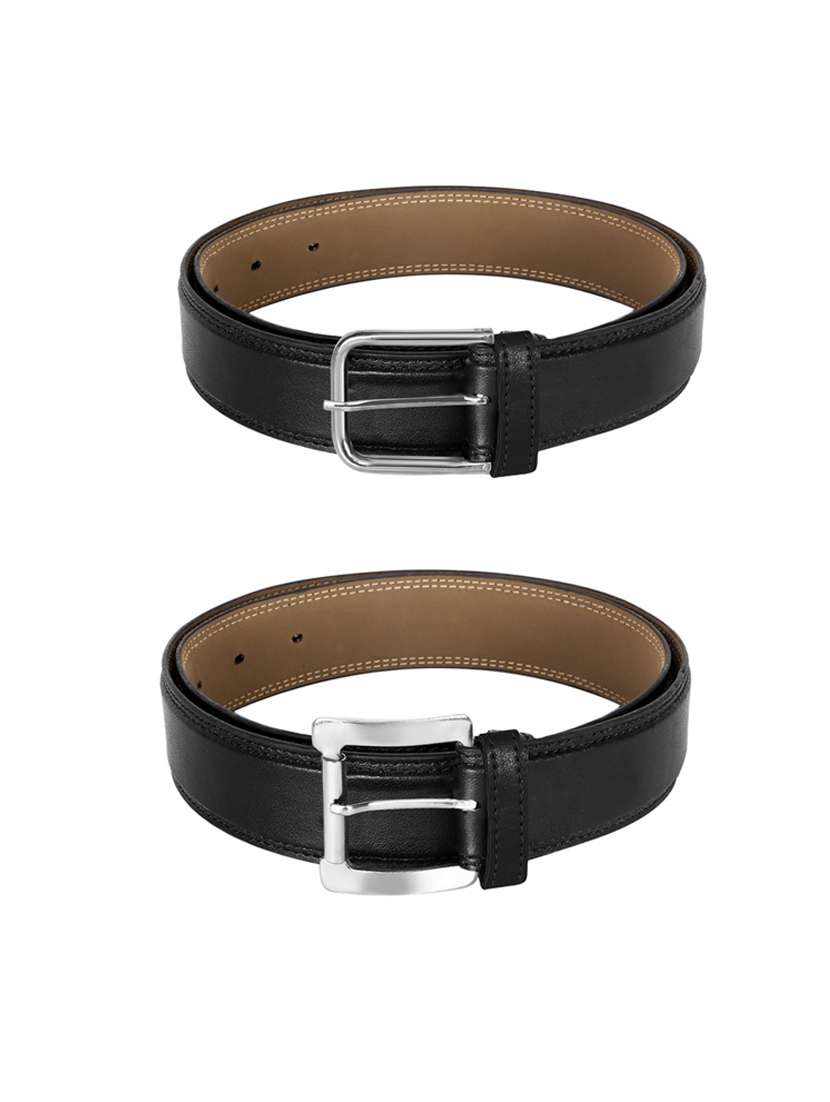 pack of 2 leatherette belt - 19231932 -  Standard Image - 1