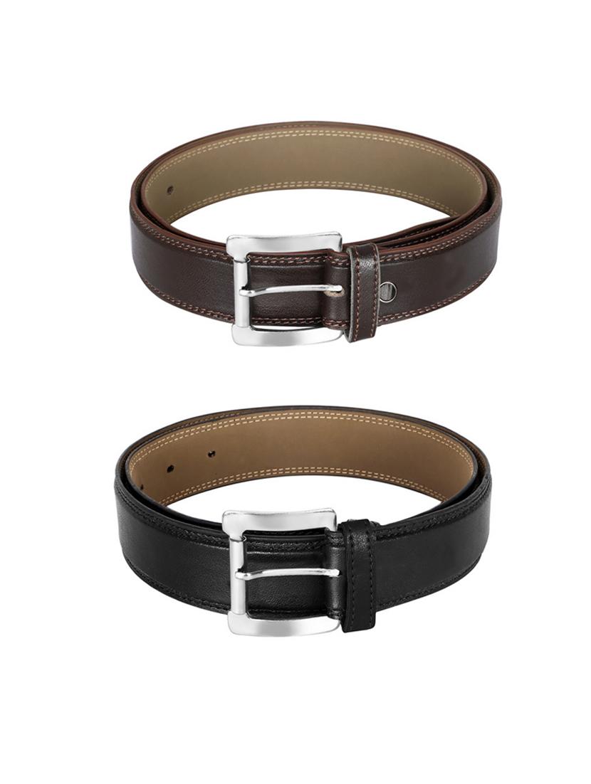 pack of 2 leatherette belt - 19231936 -  Standard Image - 1