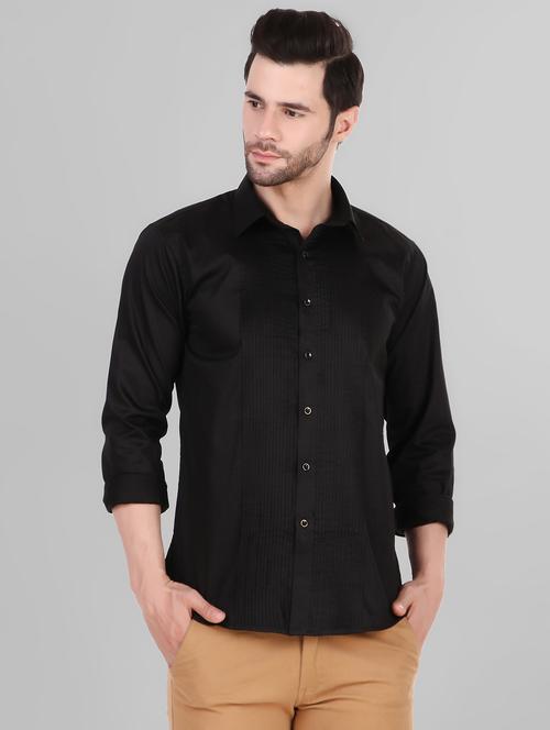 mens solid casual shirt - 19232574 -  Standard Image - 0