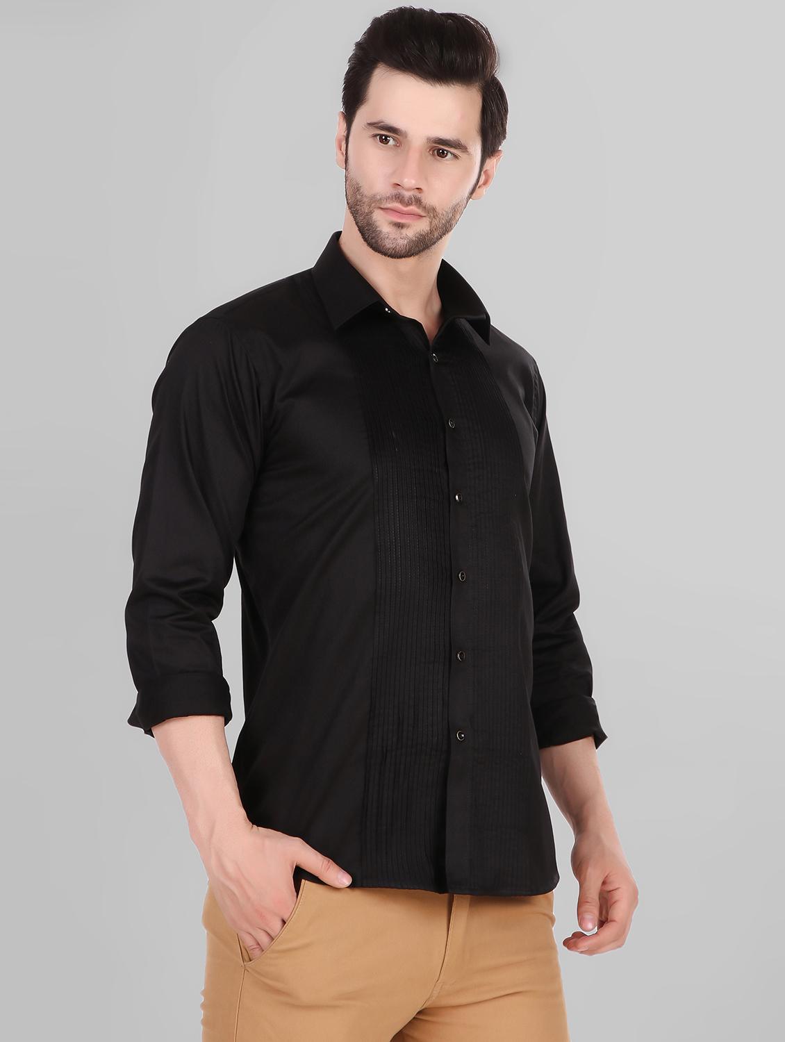 mens solid casual shirt - 19232574 -  Standard Image - 1