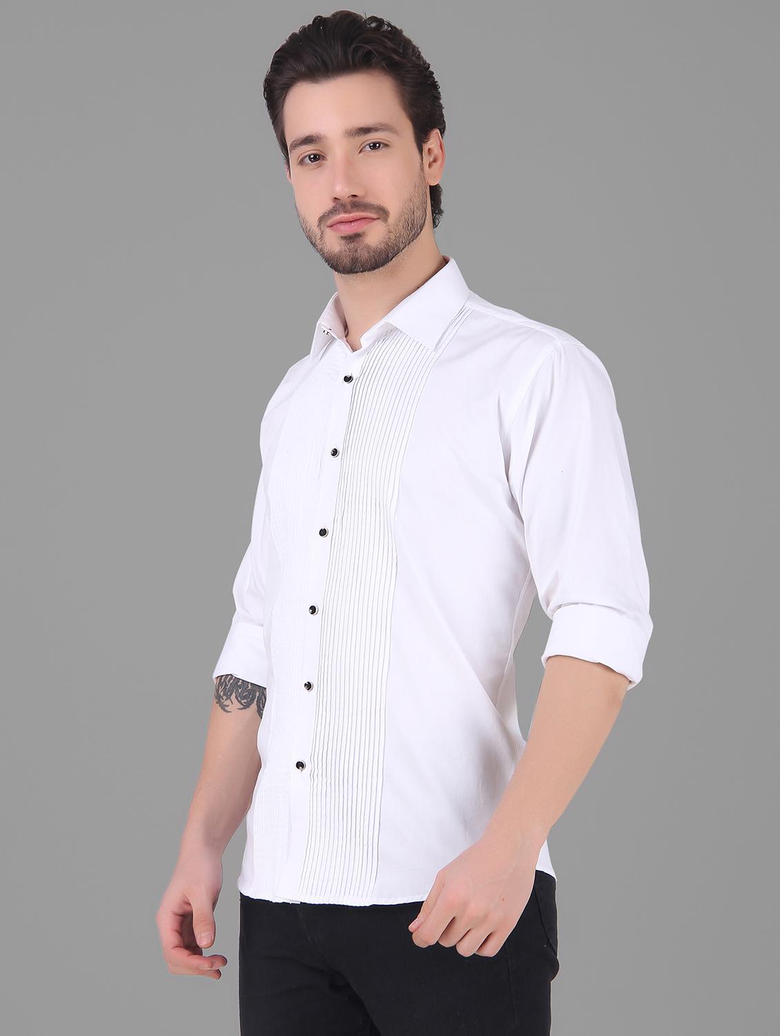 mens solid casual shirt - 19232575 -  Standard Image - 1