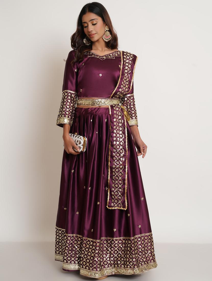 embroidered skirt top set - 19257028 -  Zoom Image - 0