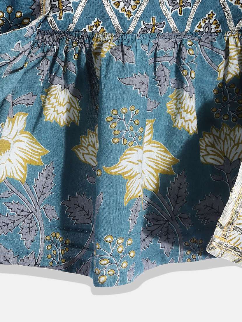 printed cotton kurta sharara set  - 19257460 -  Standard Image - 4