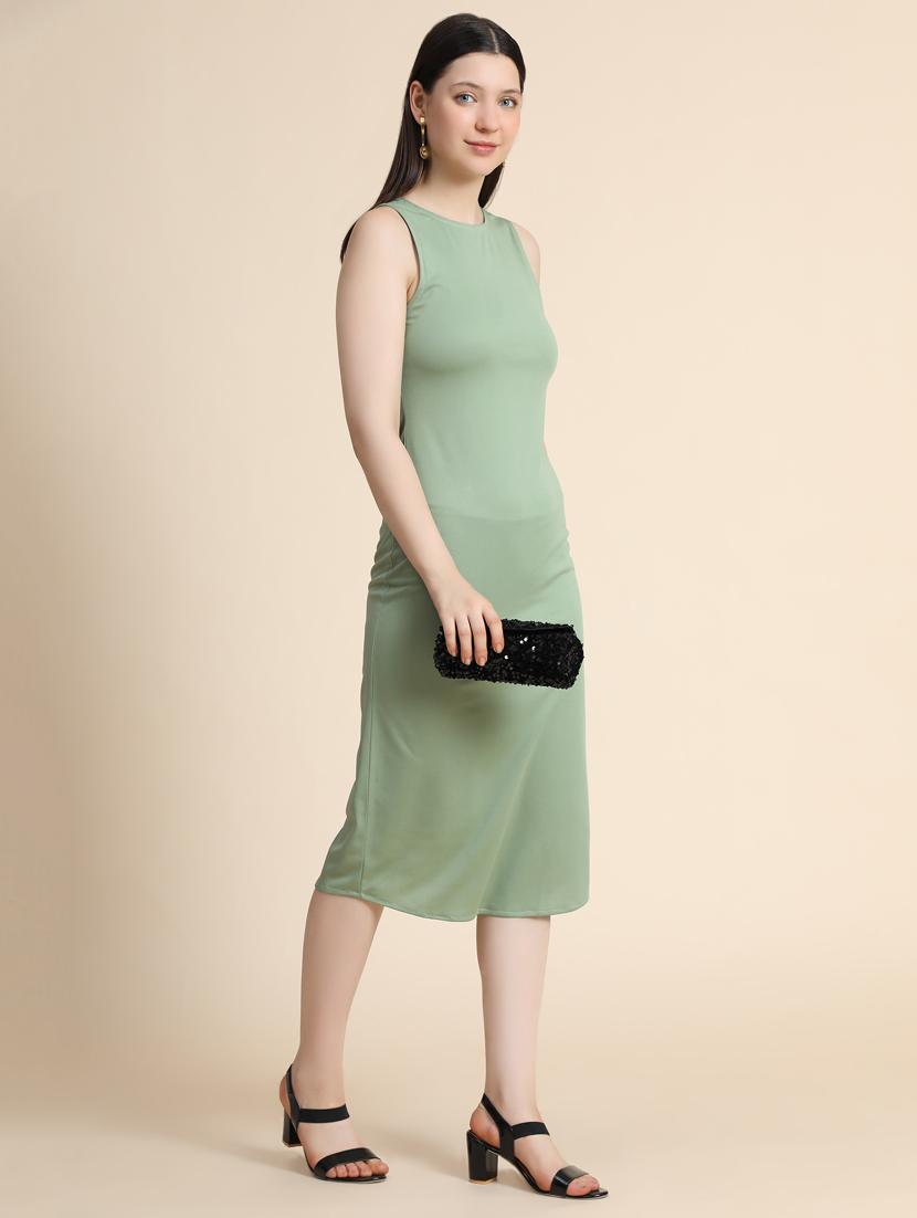 women's sheath solid dress - 19257639 - Standard Image - 4