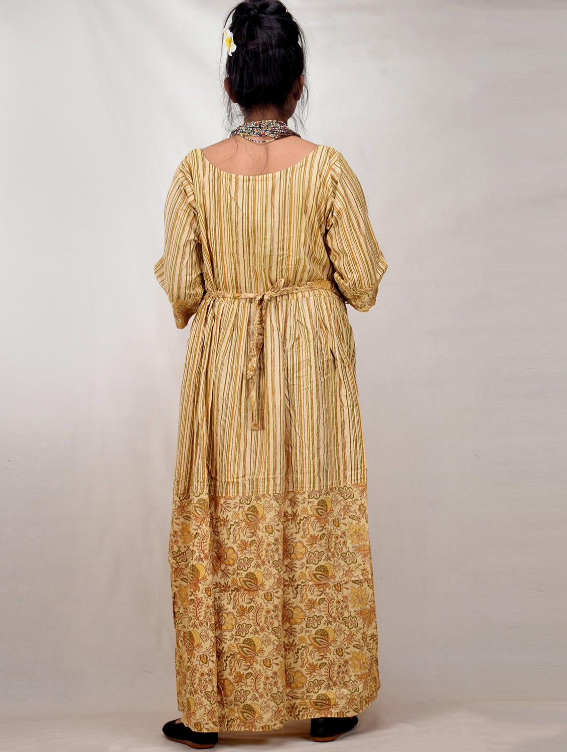multi colored printed a-line maternity gown - 19257819 - Standard Image - 1