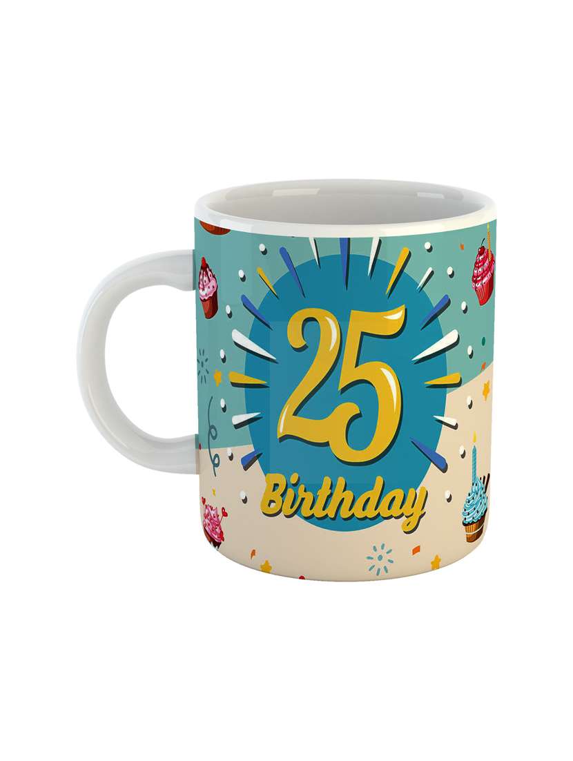 birthday printed coffee mug