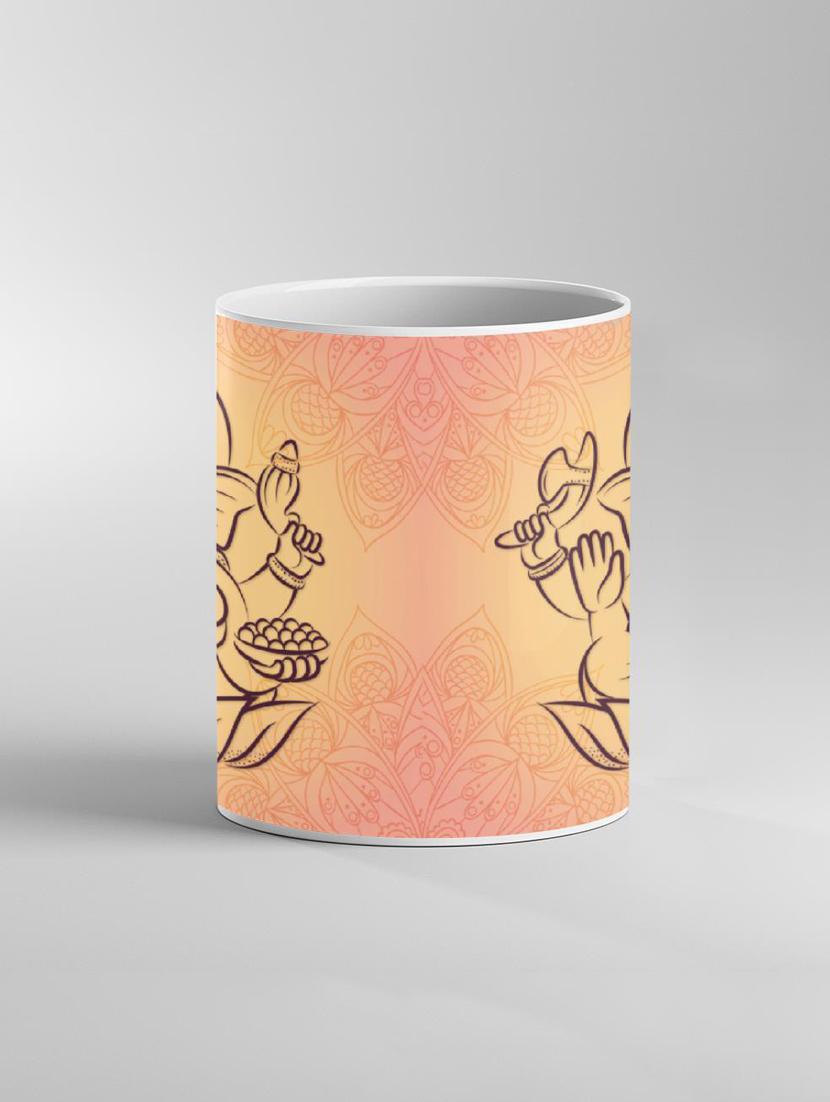 ganesha and laxmi printed coffee mug - 19259735 - Standard Image - 1