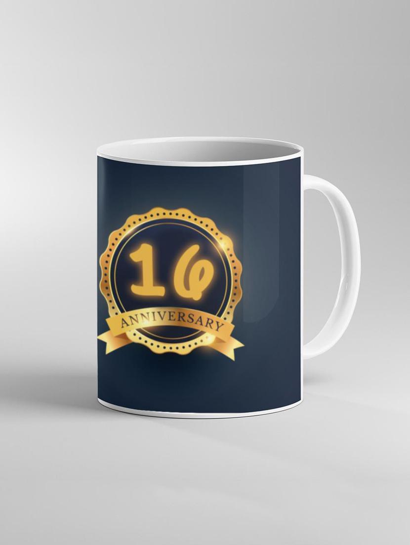 anniversary printed coffee mug - 19259758 - Standard Image - 1