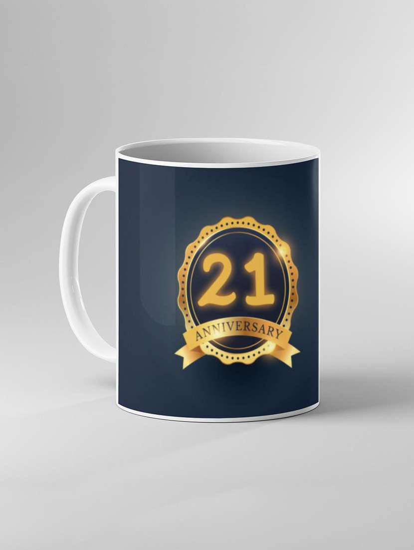 anniversary printed coffee mug